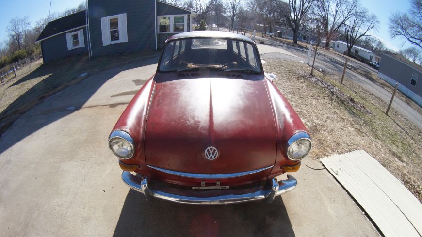 vw volkswagon type 3 patina paint red squareback fastback notchback