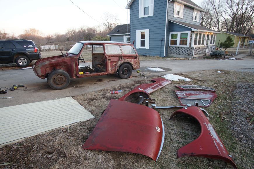 vw volkswagon type 3 body parts squareback 