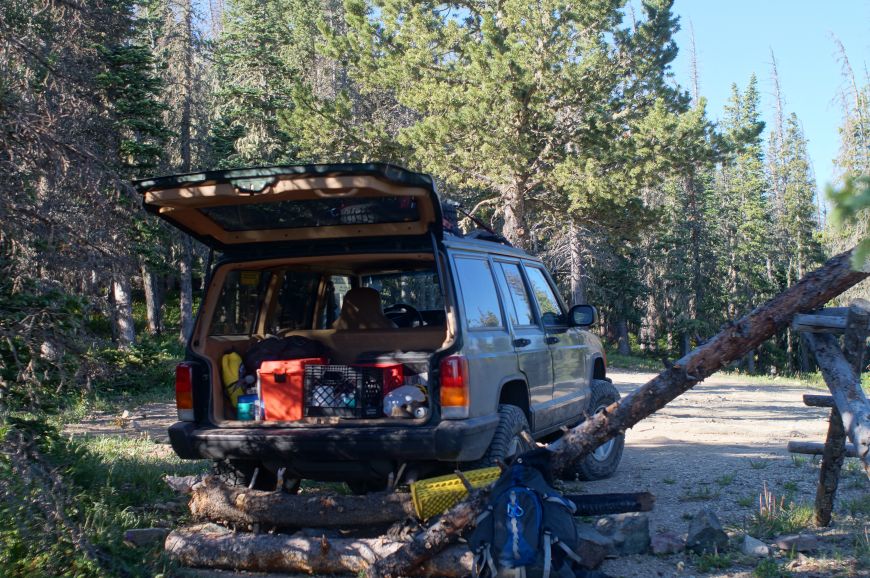 Hayden Pass 4x4 trail road in Colorado of the Sangre De Cristo mountain range