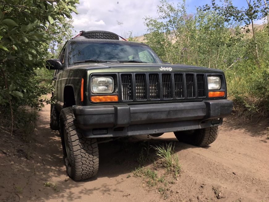 Medano Pass Great Sand Dunes Colorado primative road in a Jeep XJ Cherokee 4x4