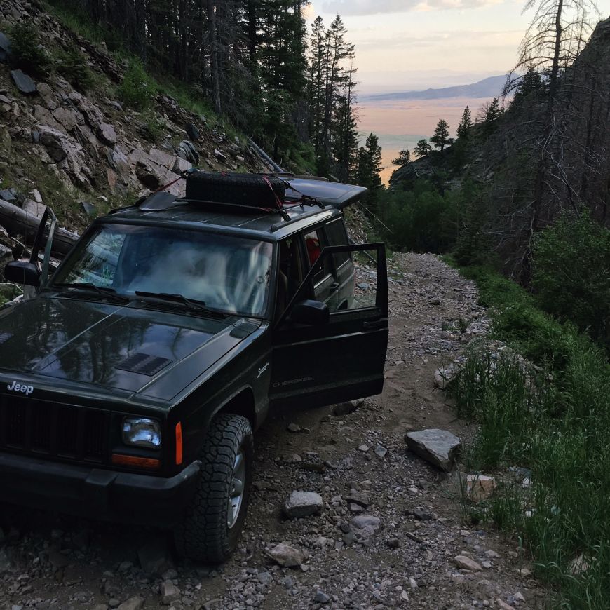 Hayden Pass 4x4 trail road in Colorado of the Sangre De Cristo mountain range