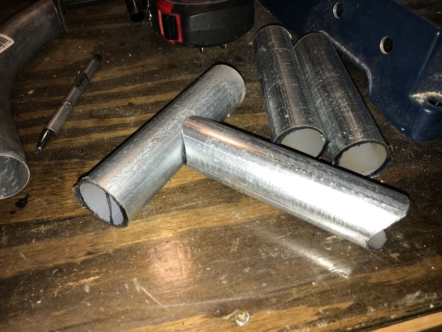 welding galvanized electrical conduit pipe with a stick welder