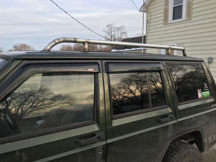 building a custom diy jeep roof rack rails