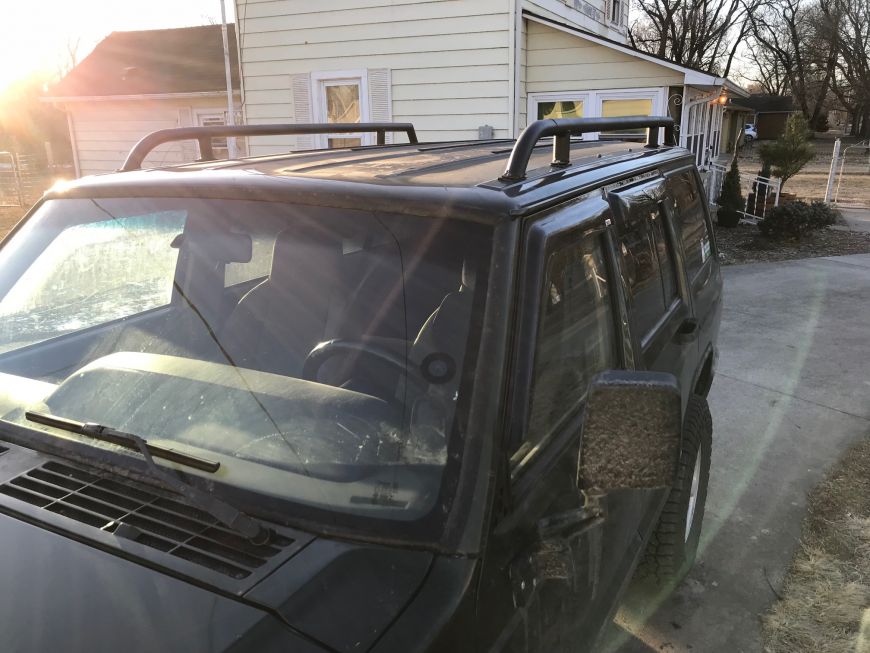building a custom diy jeep xj roof rack rails