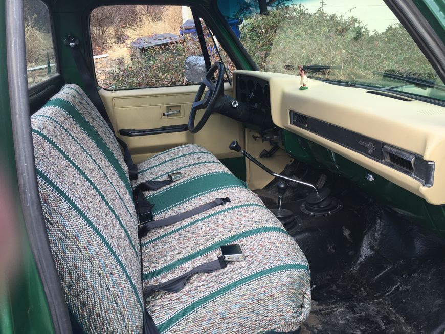chevy c10 k10 squarebody interior restored restoration new clean nice seat dash door
