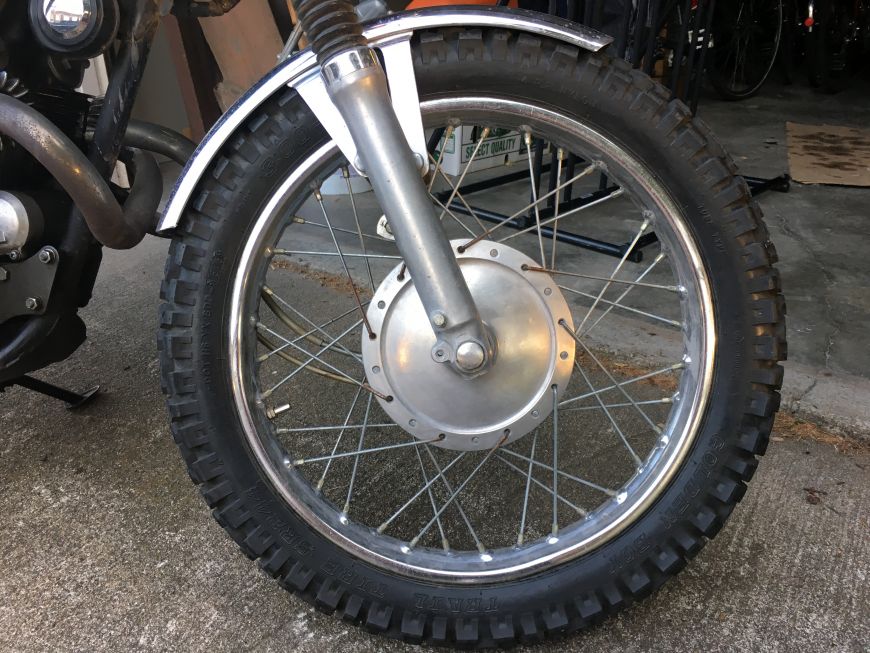 old vintage honda motorcycle rims, wheels and tires