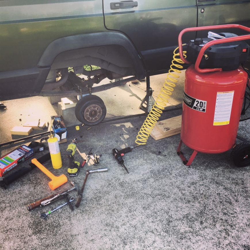 jeep cherokee XJ rear lift install