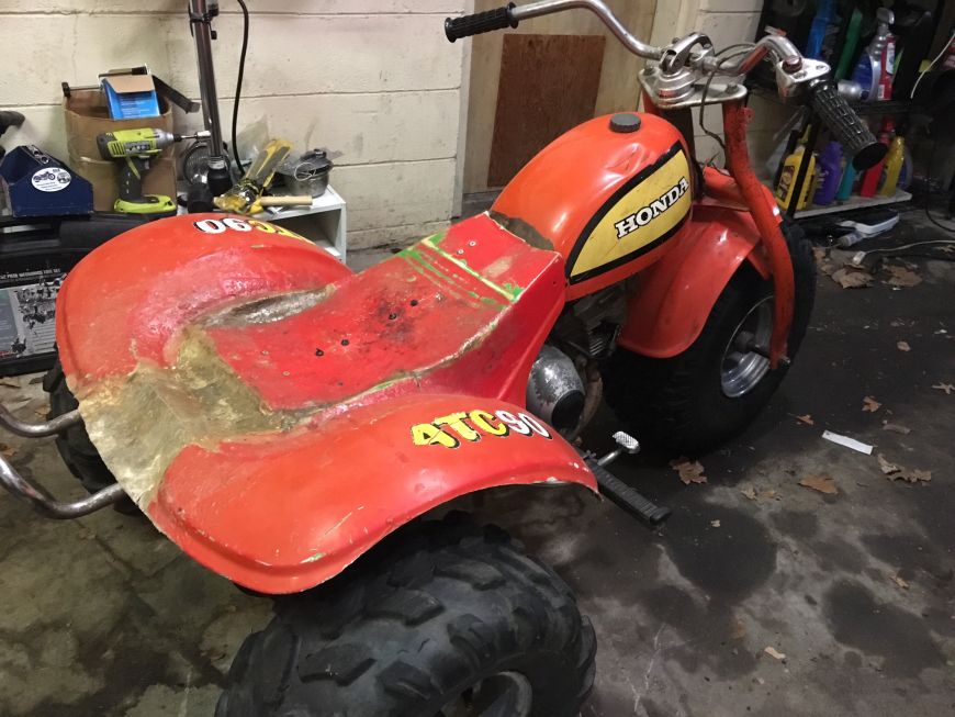 Honda atc90 three wheeler atc