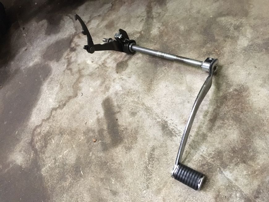 gear selector shaft shifter honda atc90 atc