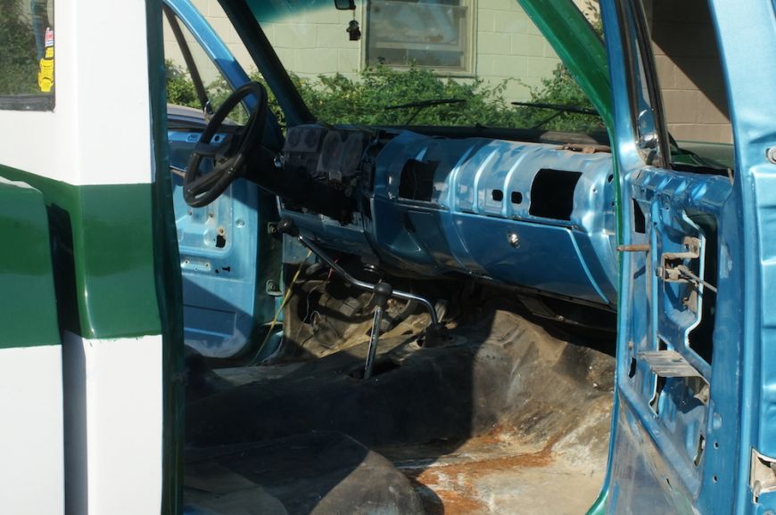 interior restoration on chevy k10 c10 squarebody truck