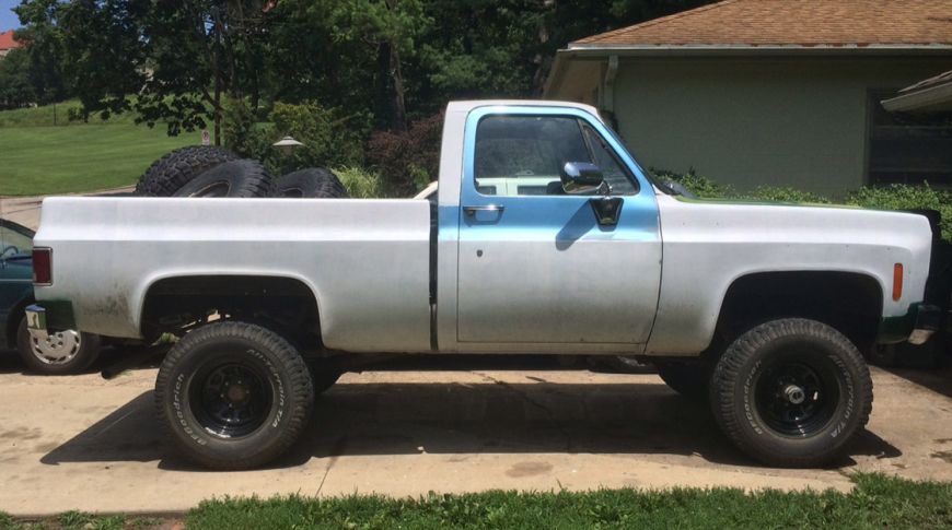 chevy k10 33 inch tires with 4 inch lift