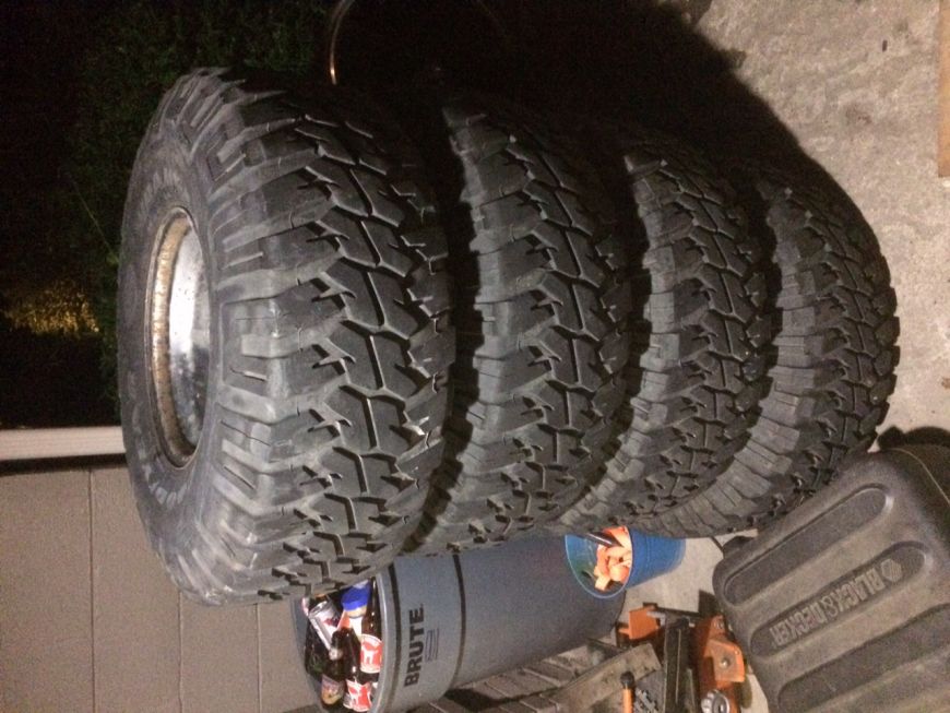 Goodyear 35 inch mud tires
