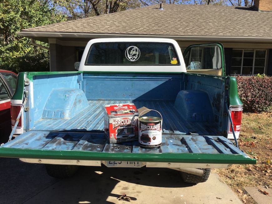 chevy c10 k10 truck bed coating