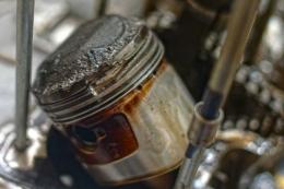 damaged piston on Honda CB200 CL200 1974